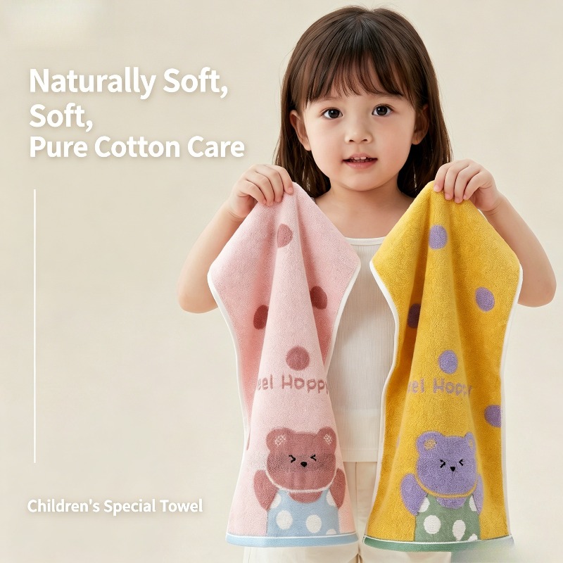 Baby Clothing Wash - 1/3/5 ชิ้น ผ้าขนหนูเด็กเกรด A ทำจากผ้าฝ้ายแท้ หนานุ่ม