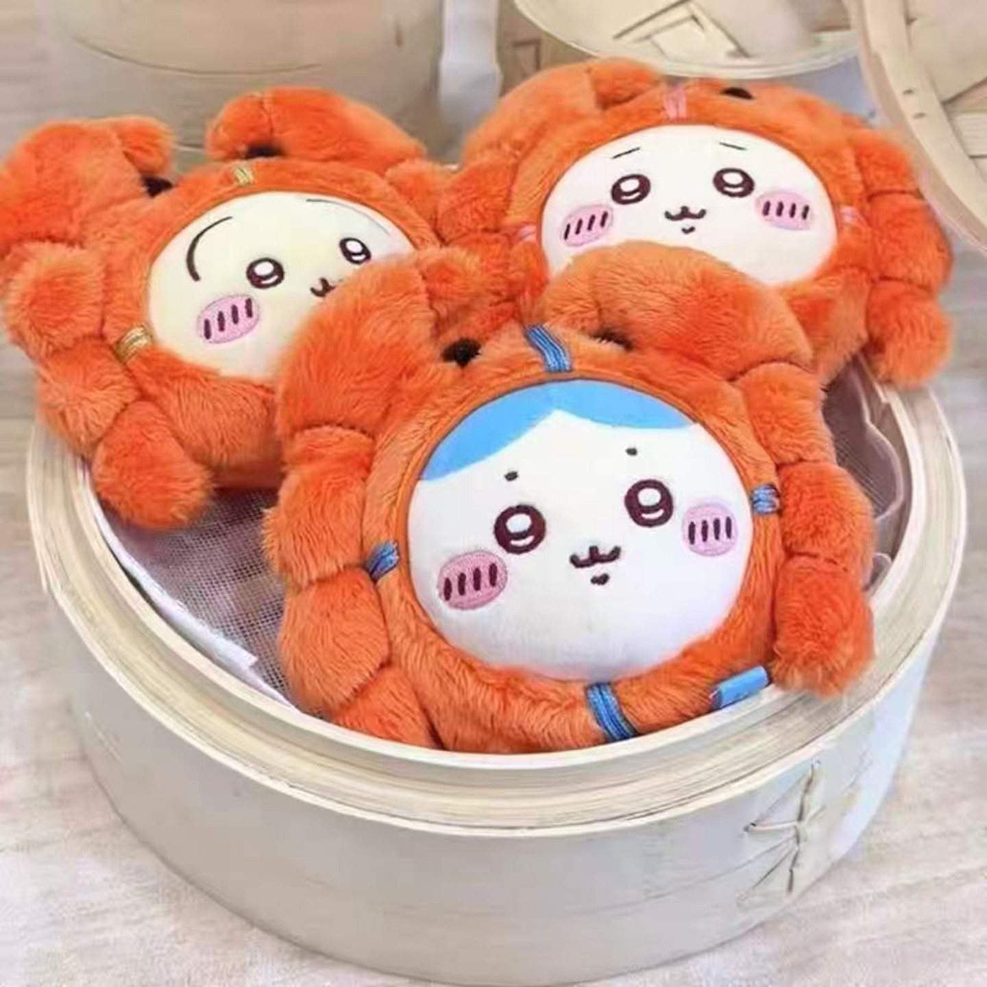 Baby Clothing Japan - ตุ๊กตาหมีขนปุย ตุ๊กตาปูขนปุย ของเล่นแขวน ตุ๊กตาขนปุยสำหรับเด็ก ของเล่นแขวน พวงกุญแจน่ารัก