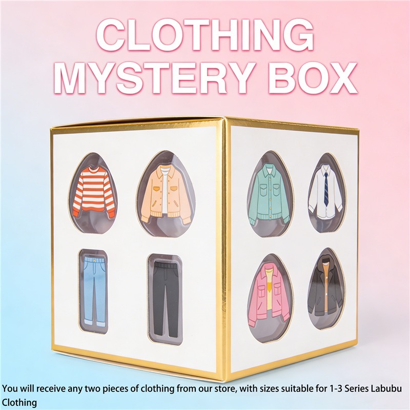 Baby Clothing Clearance - ชุดเสื้อผ้าตุ๊กตา Labubu ขนาด 15-17 ซม. สำหรับกล่องสุ่ม