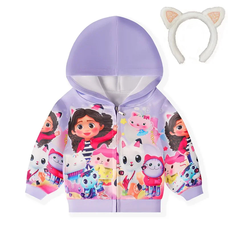 Baby Clothing Girls - 2026'S Dollhouse Cosplay Cat Hoody Jacket