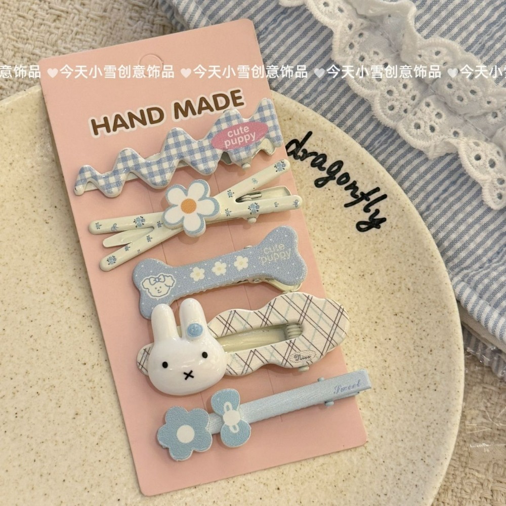 Baby Clothing Japan - กิ๊บติดผมมิฟฟี่ 5 ชิ้น น่ารักสำหรับเด็ก กิ๊บติดผมข้าง ลายการ์ตูนคาวาอี้