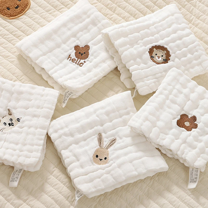 Baby Clothing Wash - 2/3/5pcs ผ้าเช็ดตัวเด็กเด็กวัยหัดเดิน Soft Washcloth Burp ผ้า