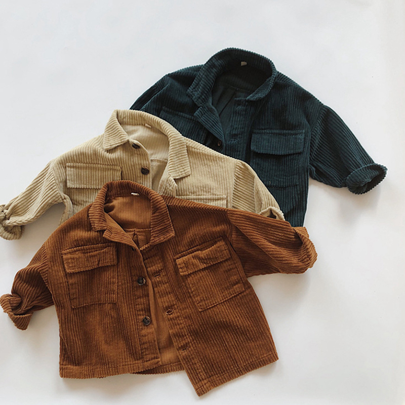 เสื้อโค้ทเด็กผ้าลูกฟูกสำหรับเด - Baby Clothing Japan บทวิจารณ์และราคา