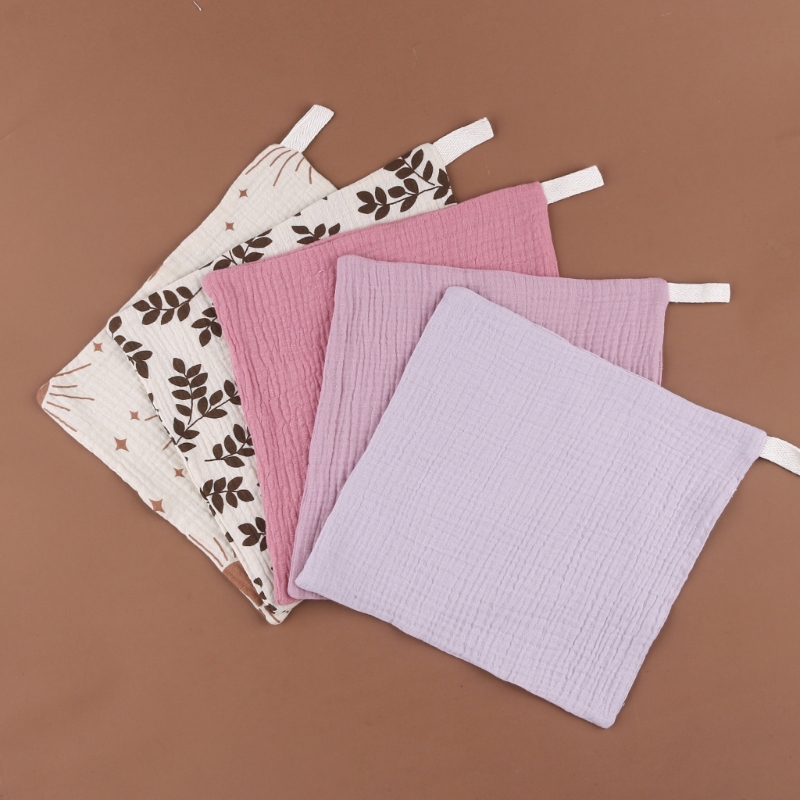 5PCS ผ้าฝ้ายดูดซับนุ่มผ้าเช็ดต - Baby Clothing Wash บทวิจารณ์และราคา