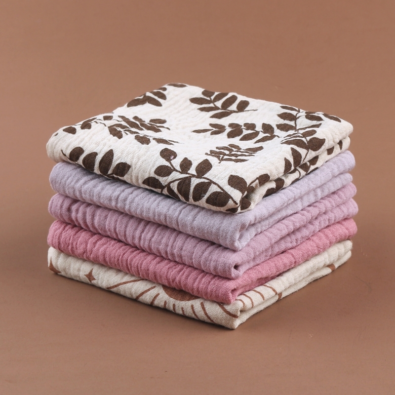 5PCS ผ้าฝ้ายดูดซับนุ่มผ้าเช็ดต - Baby Clothing Wash บทวิจารณ์และราคา