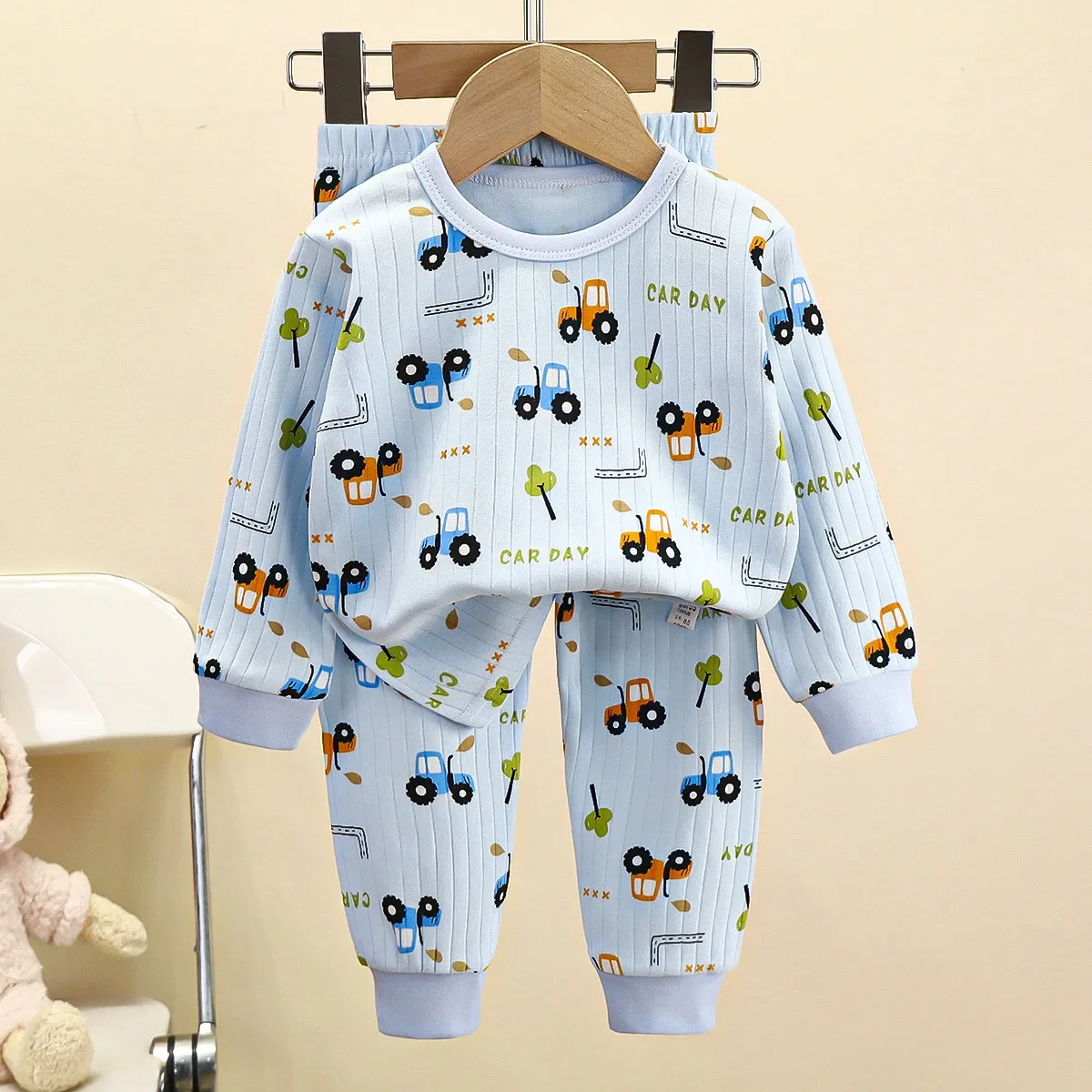 ชุดนอนให้ความอุ่นผ้าฝ้ายเด็กหญ - Baby Sleep Suit บทวิจารณ์และราคา