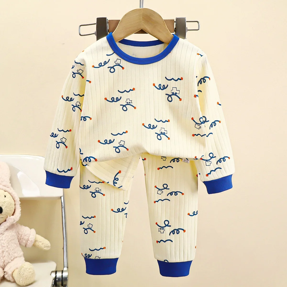 ชุดนอนให้ความอุ่นผ้าฝ้ายเด็กหญ - Baby Sleep Suit บทวิจารณ์และราคา