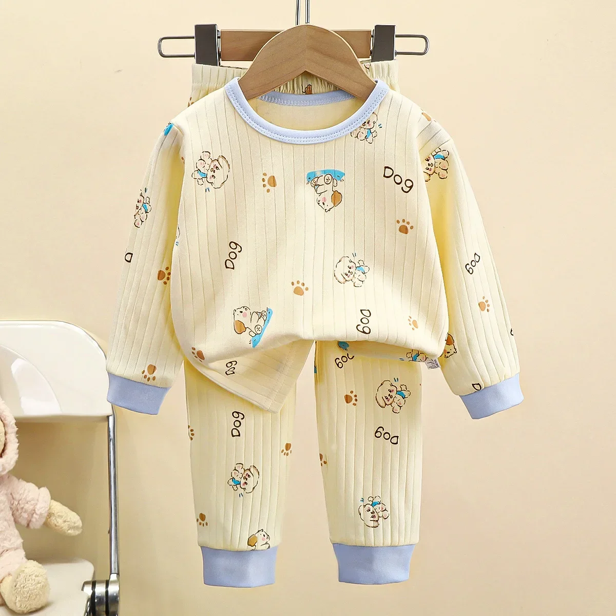 ชุดนอนให้ความอุ่นผ้าฝ้ายเด็กหญ - Baby Sleep Suit บทวิจารณ์และราคา