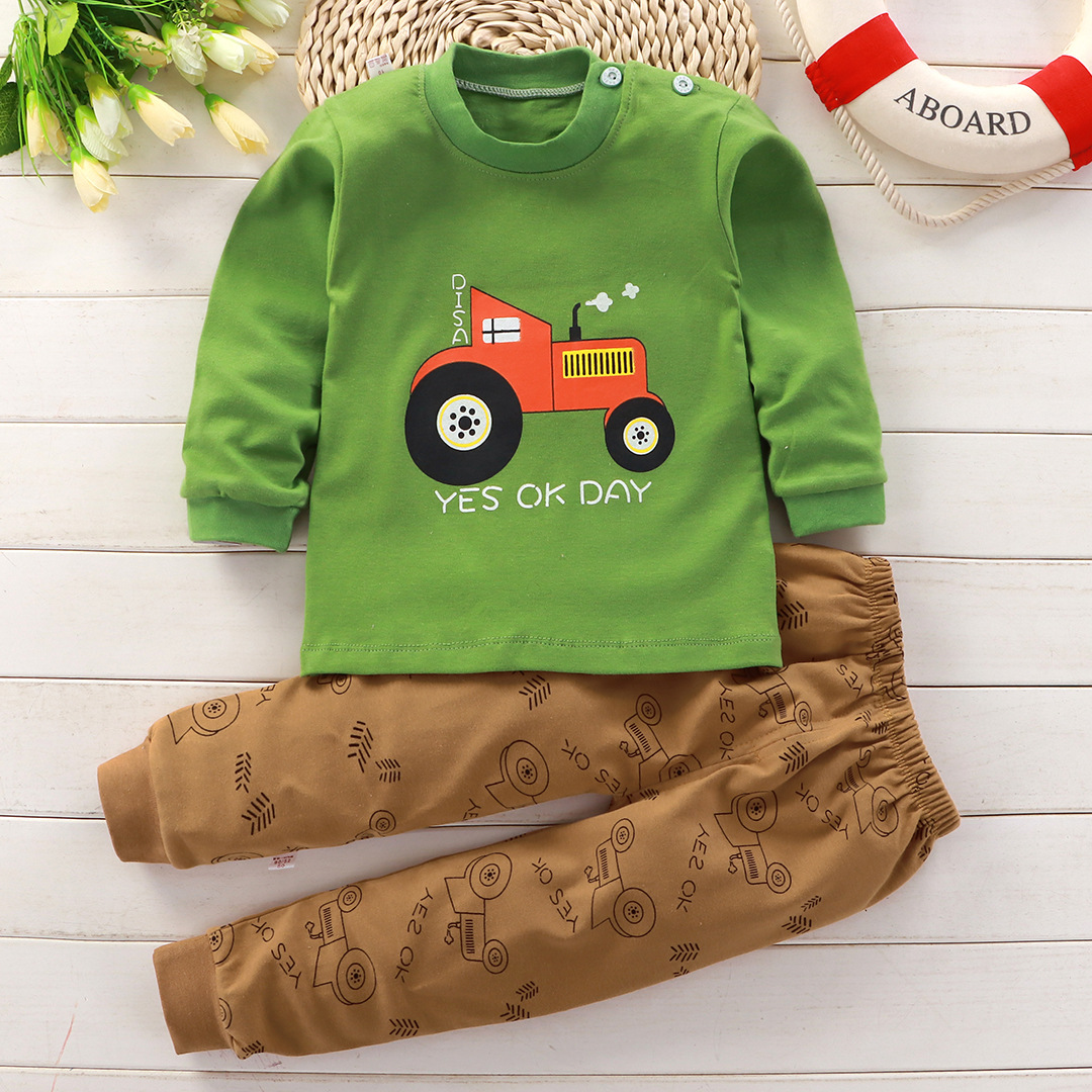 ฤดูใบไม้ร่วงชุดนอนชุดนอนสําหรั - Baby Sleep Suit บทวิจารณ์และราคา