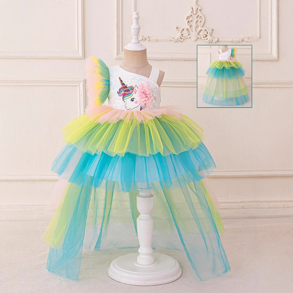 Rainbow Unicorn เด็กสาวปาร์ตี้ - Baby Clothing Girls บทวิจารณ์และราคา