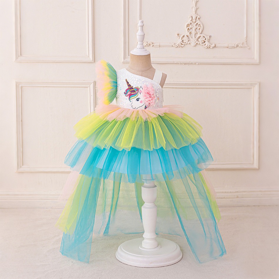 Rainbow Unicorn เด็กสาวปาร์ตี้ - Baby Clothing Girls บทวิจารณ์และราคา