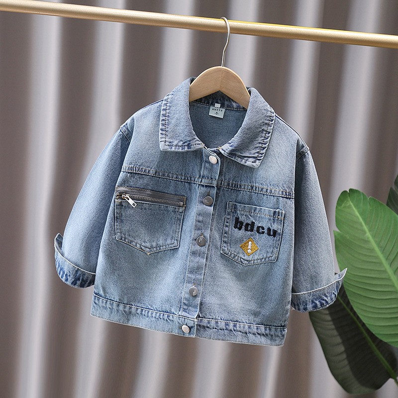 สไตล์น่ารักเด็กทารก DENIM แจ็ค - Baby Clothing Girls บทวิจารณ์และราคา