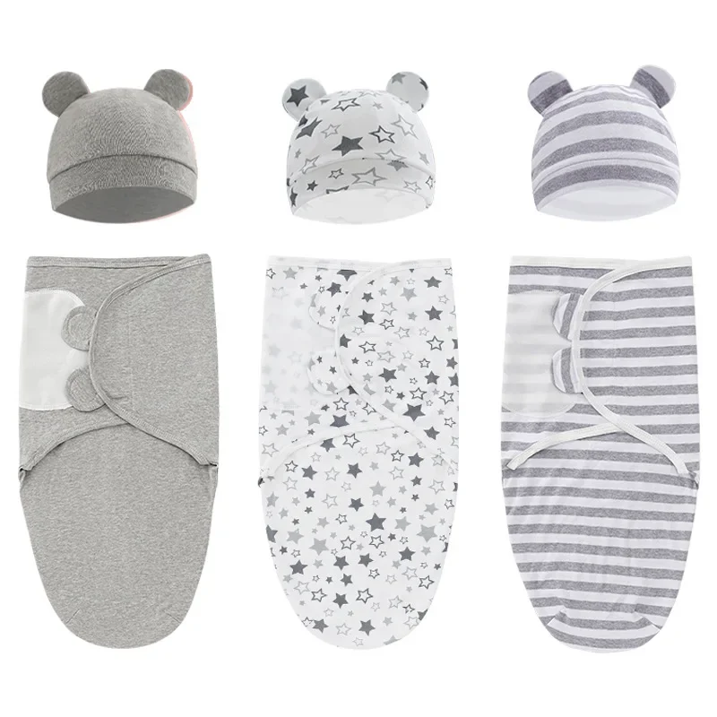 ชุดหมวกผ้าห่มห่อทารกผ้าฝ้ายออร - Baby Clothing Organic Cotton บทวิจารณ์และราคา